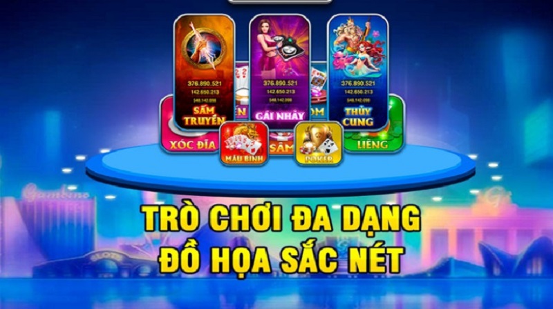 Giao diện đẹp mắt tại cổng game Loc79