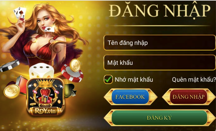 Cách đăng nhập để trải nghiệm cổng game Roy Vin