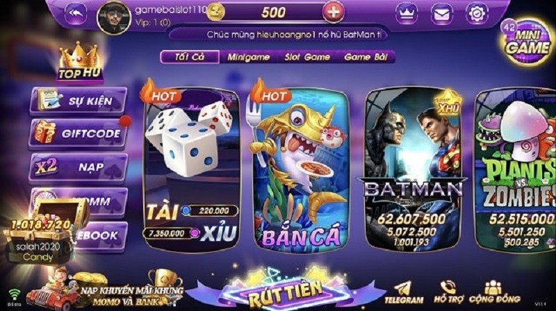 Sự đa dạng về thể loại game tại ZinVip Live